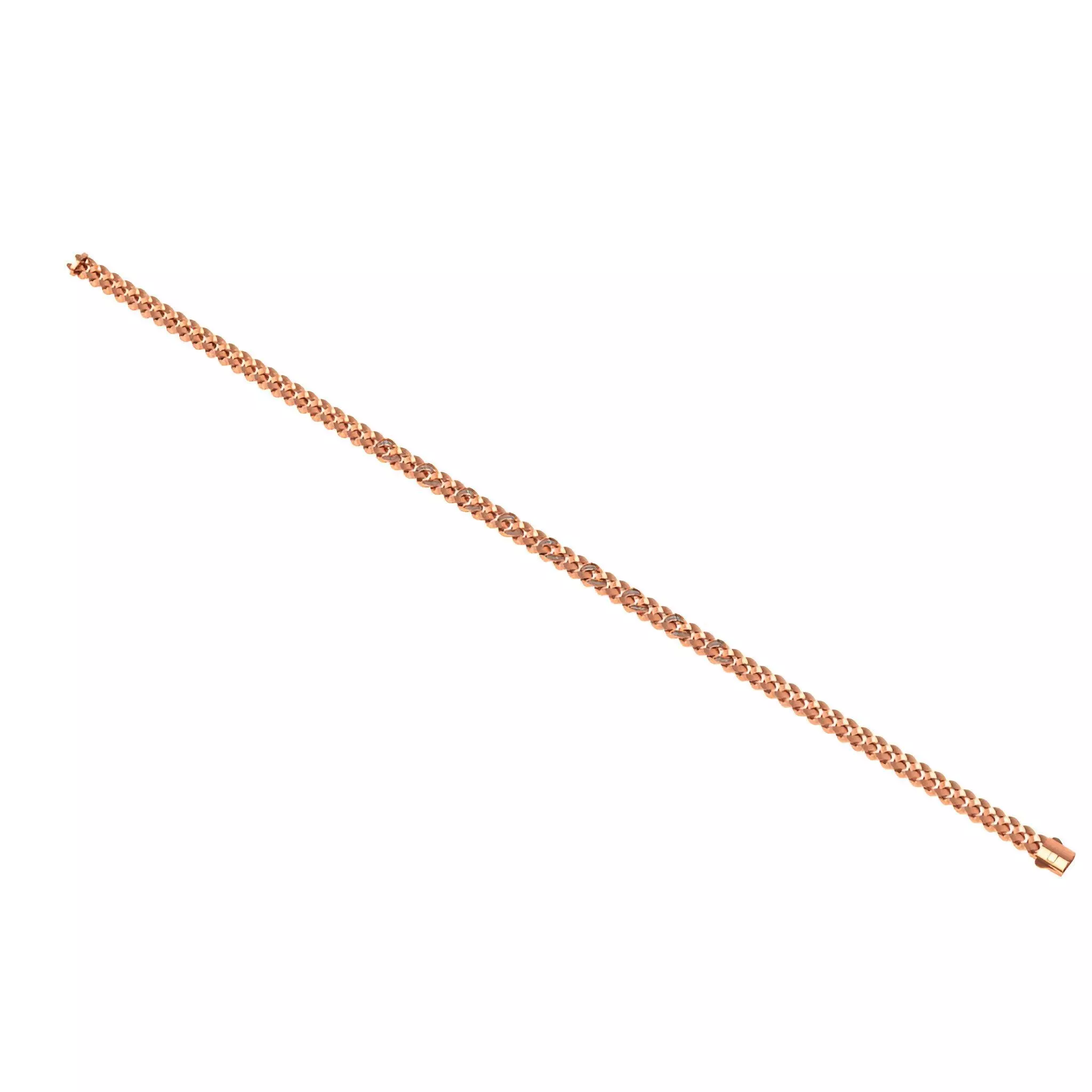 12  - 9 MM Diamond Cuban Link Chain Necklace 3D print model_0