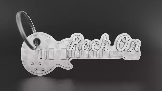 Guitar Keychain