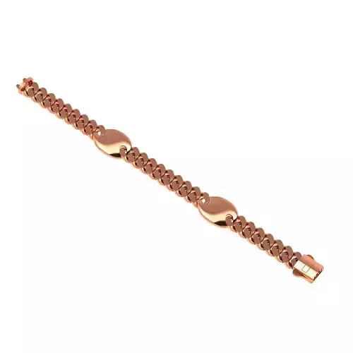Gold Cuban Chain Bracelet 