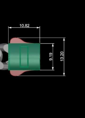 10 - 9 MM Miami Cuban Chain with Square Dial Bracelet 3D print model_6