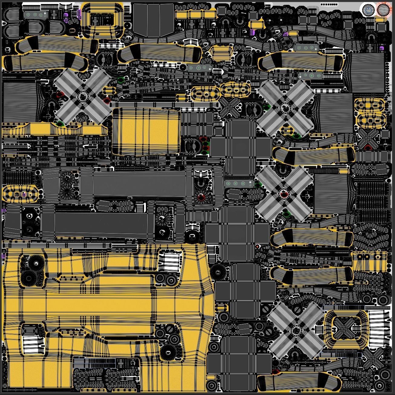 Robot Dog Low-poly 3D model_15