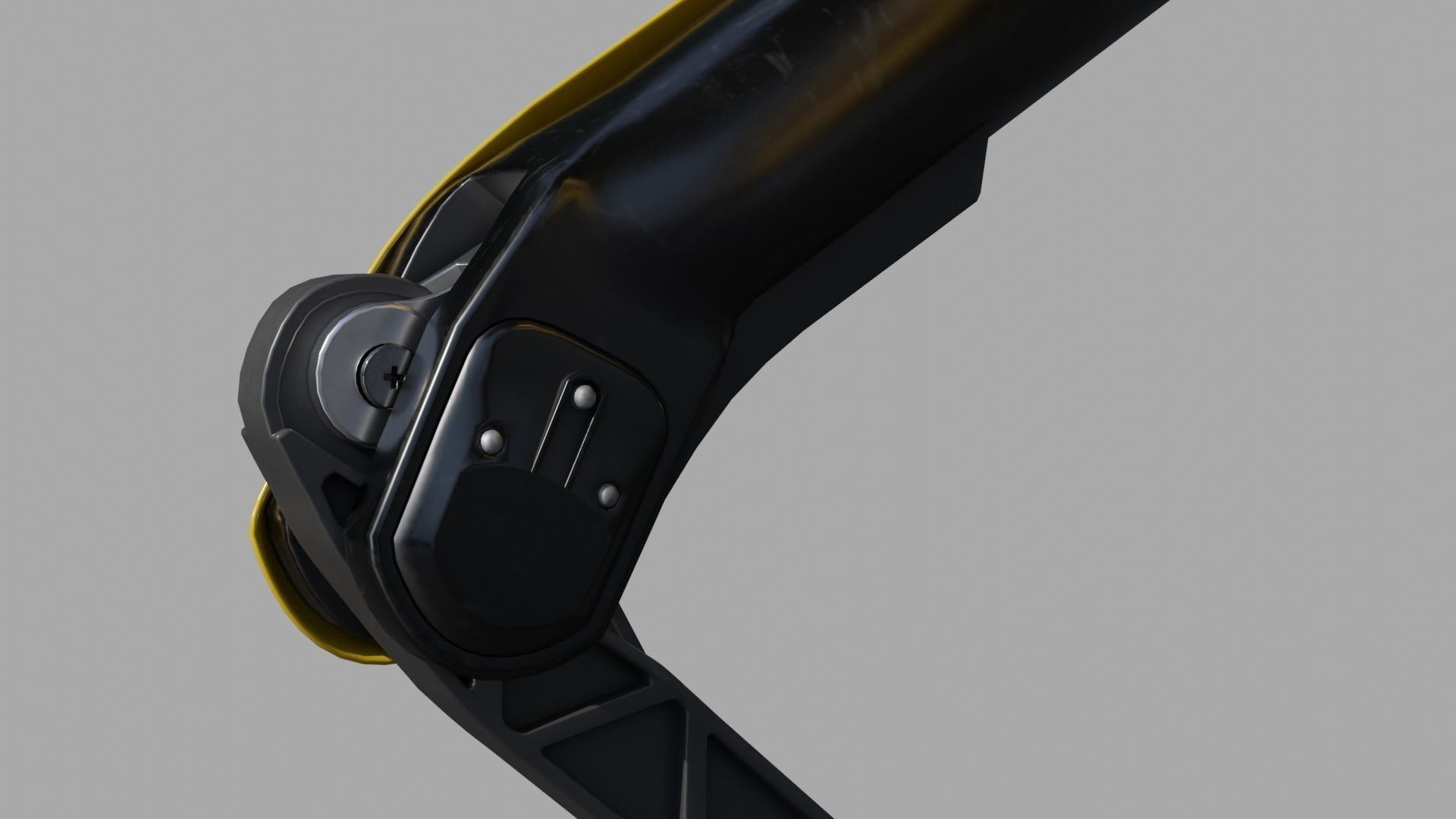 Robot Dog Low-poly 3D model_9