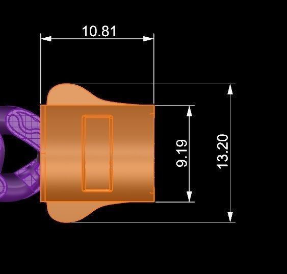 10-9 MM Miami Gold Cuban Chain Bracelet 3D print model_5