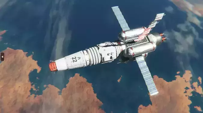 Artemis collection - realistic 3D model of a spaceship