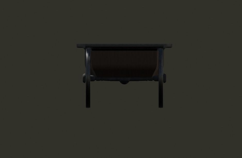 Coffin Cart Free 3D model_1