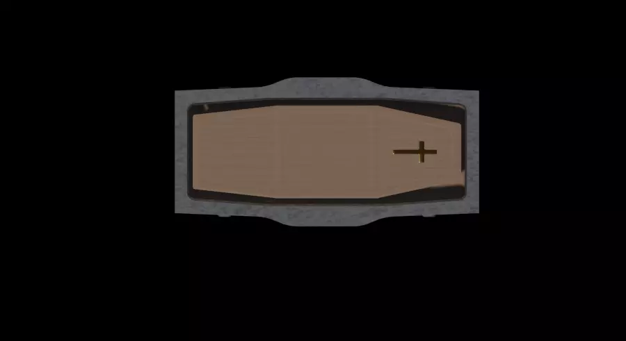 Coffin Cart Free 3D model_0