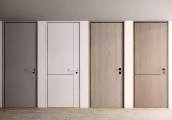 Door Modern bedroom-door-entrance door-wooden door