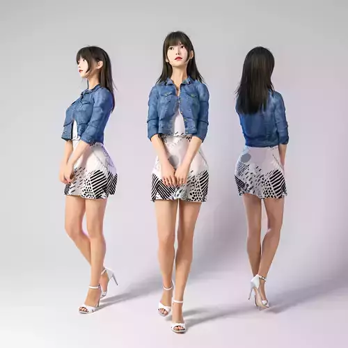 Woman Summer Outfit Walking 001