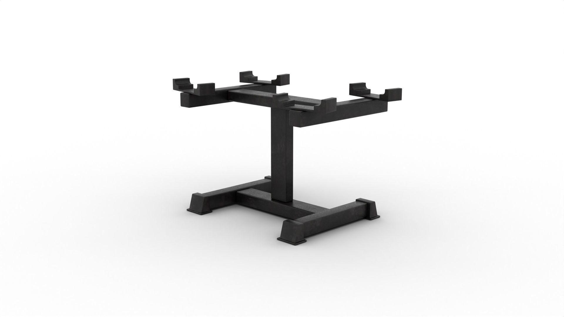 Adjustable Dumbbell 3D model_3