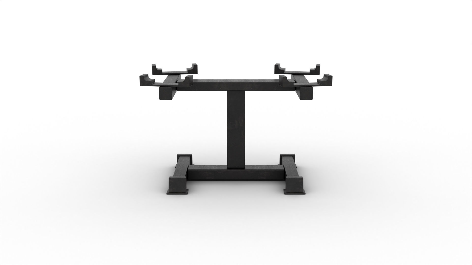 Adjustable Dumbbell 3D model_2