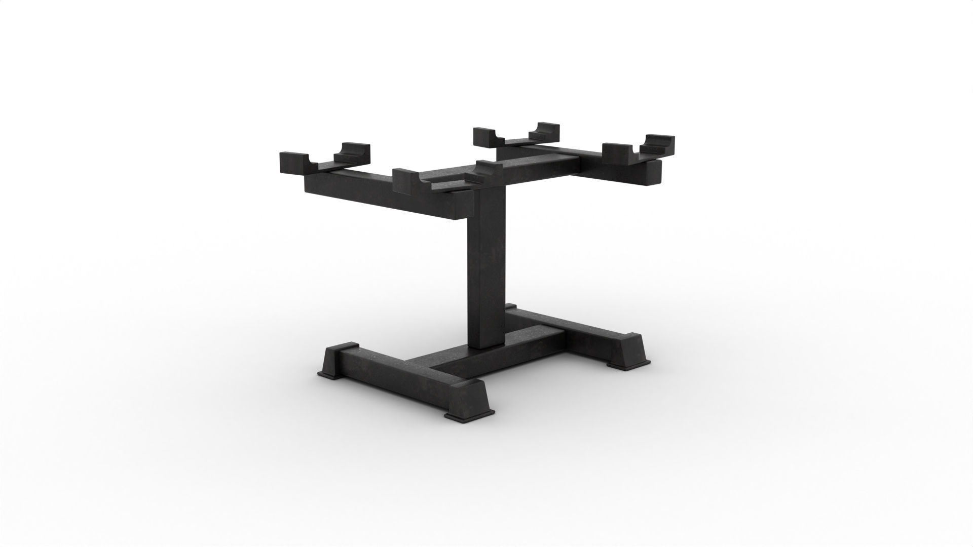 Adjustable Dumbbell 3D model_1