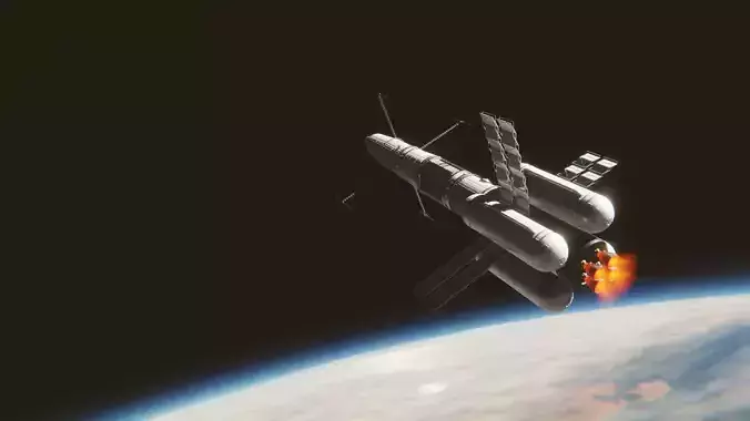 Artemis collection - realistic 3D model of a spaceship