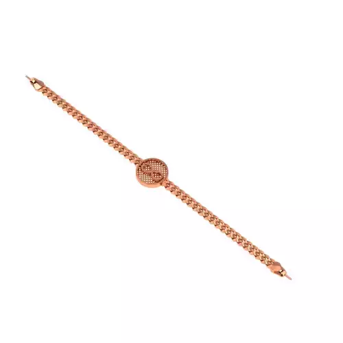 Infinity Dial Miami Cuban Chain Bracelet 3D print model