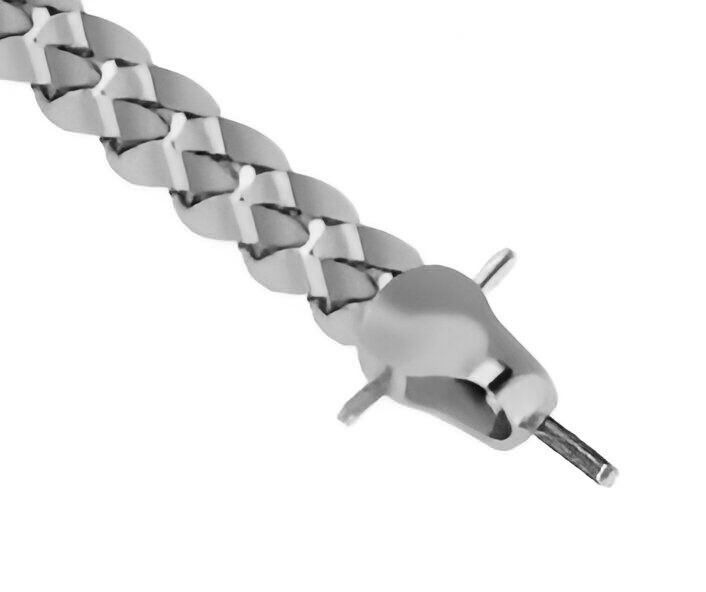 Watch Clock Dial Miami Cuban Chain Bracelet 3D print model_16