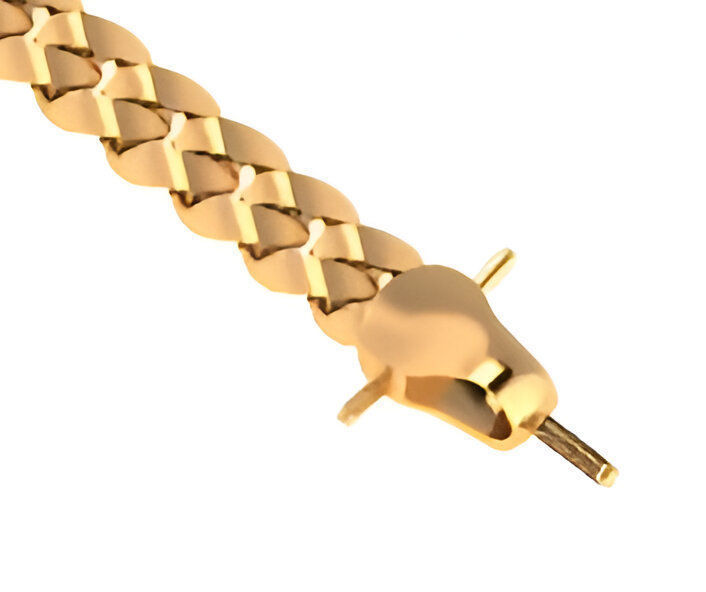 Watch Clock Dial Miami Cuban Chain Bracelet 3D print model_15