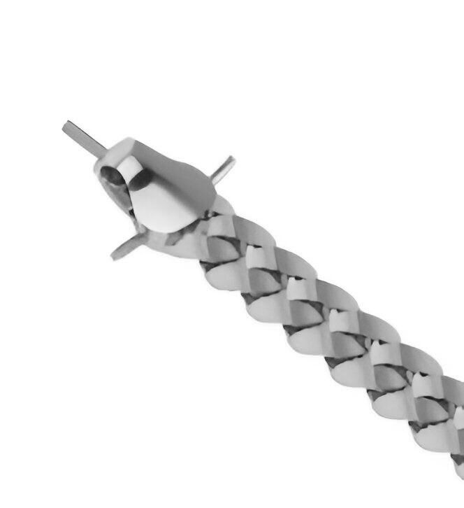 Watch Clock Dial Miami Cuban Chain Bracelet 3D print model_13