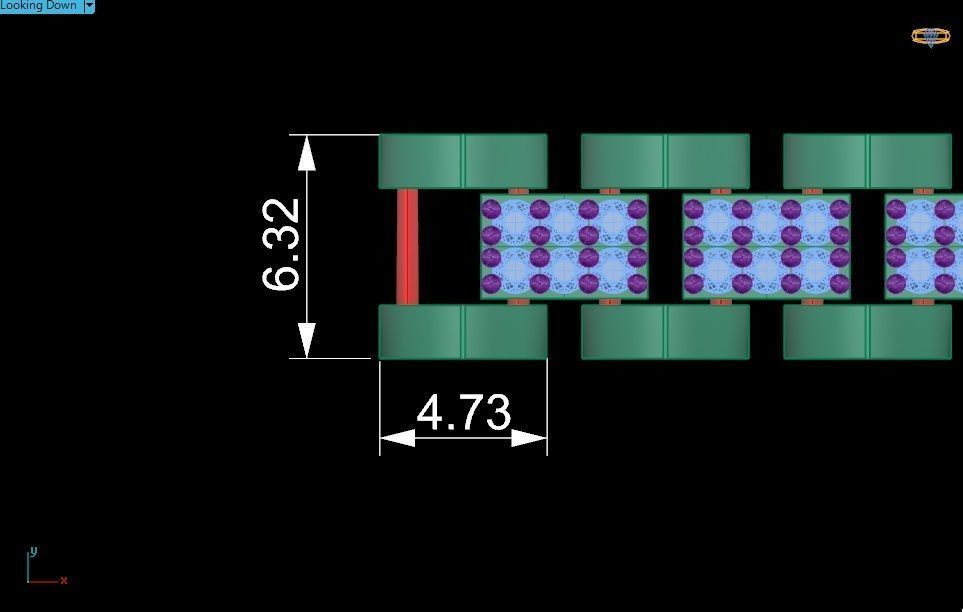 Watch Link Diamond Miami  Cuban Chain Bracelet  3D print model_5