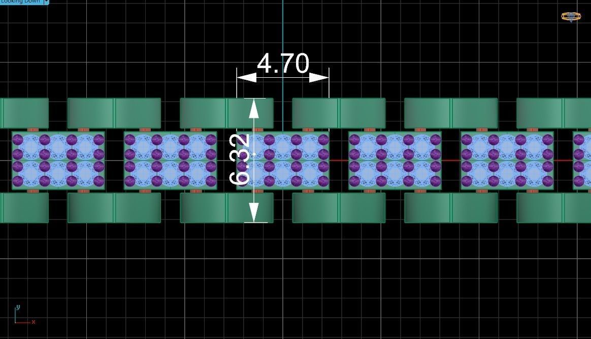 Watch Link Diamond Miami  Cuban Chain Bracelet  3D print model_4