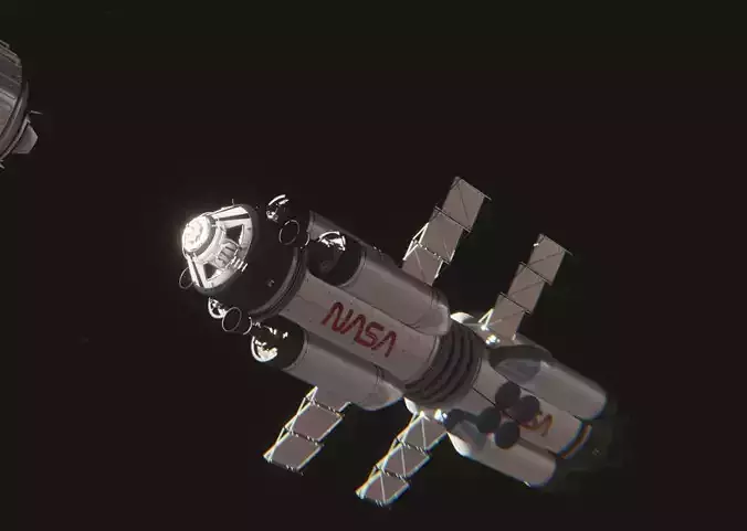 Artemis collection - realistic 3D model of a spaceship