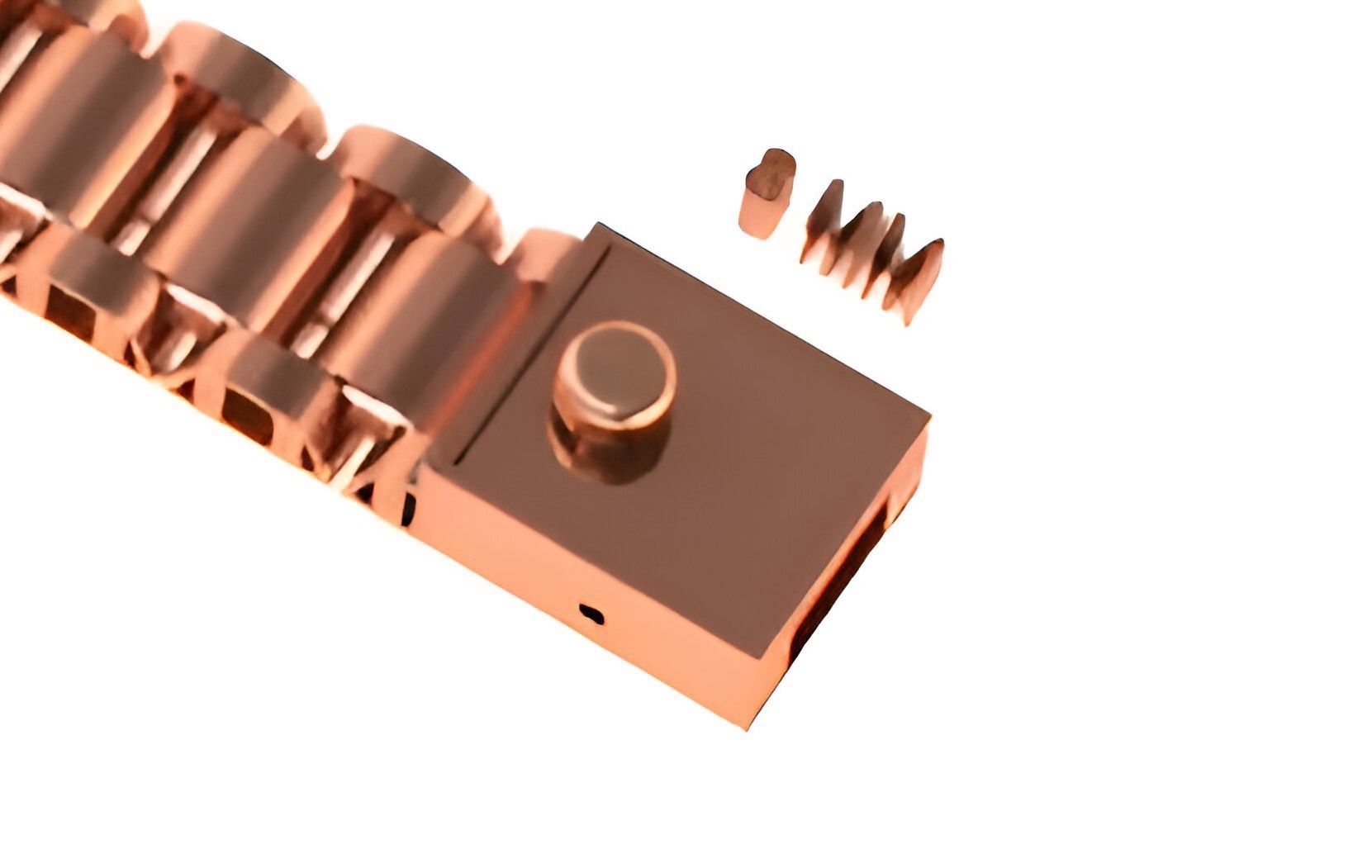 Watch Starp Link Gold Bacelet 3D print model_12