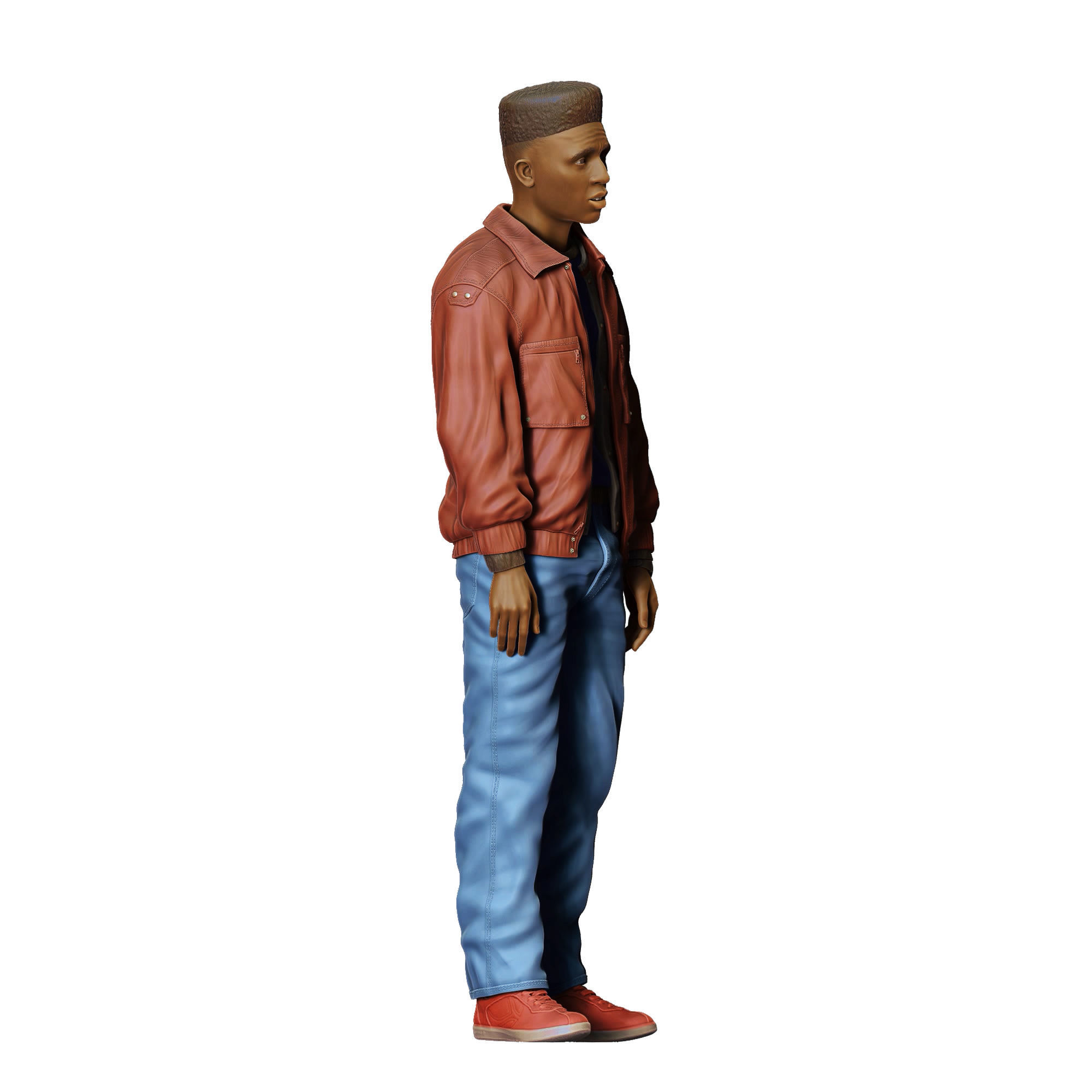 N2 Stranger things Lucas Sinclair 3D print model_4