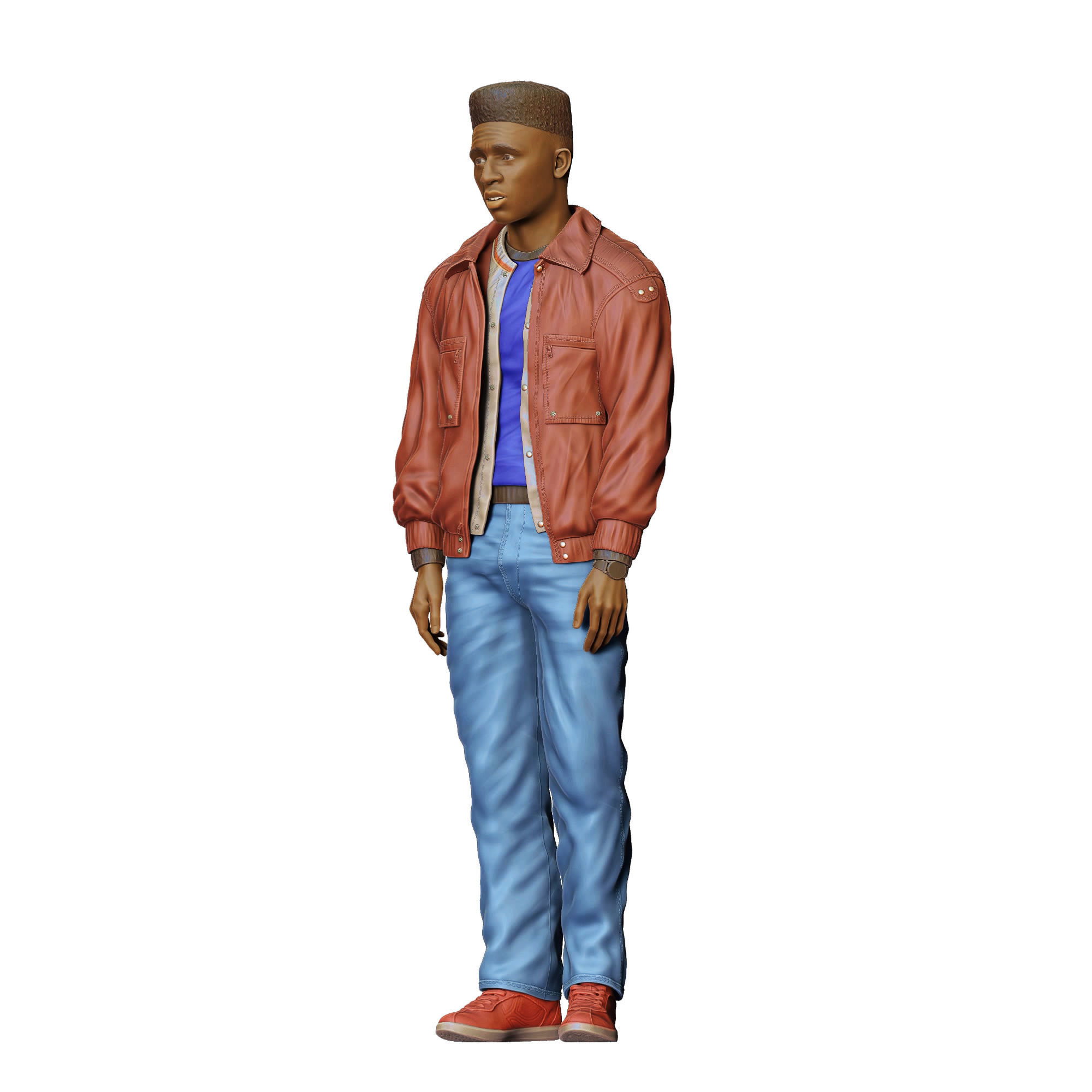 N2 Stranger things Lucas Sinclair 3D print model_22