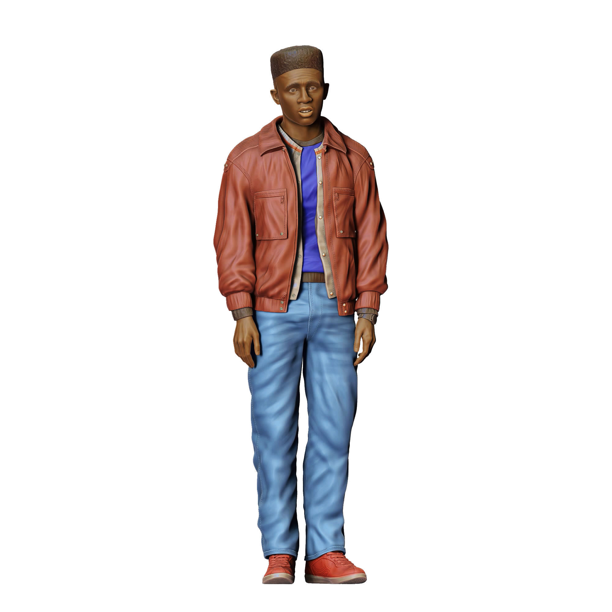 N2 Stranger things Lucas Sinclair 3D print model_1