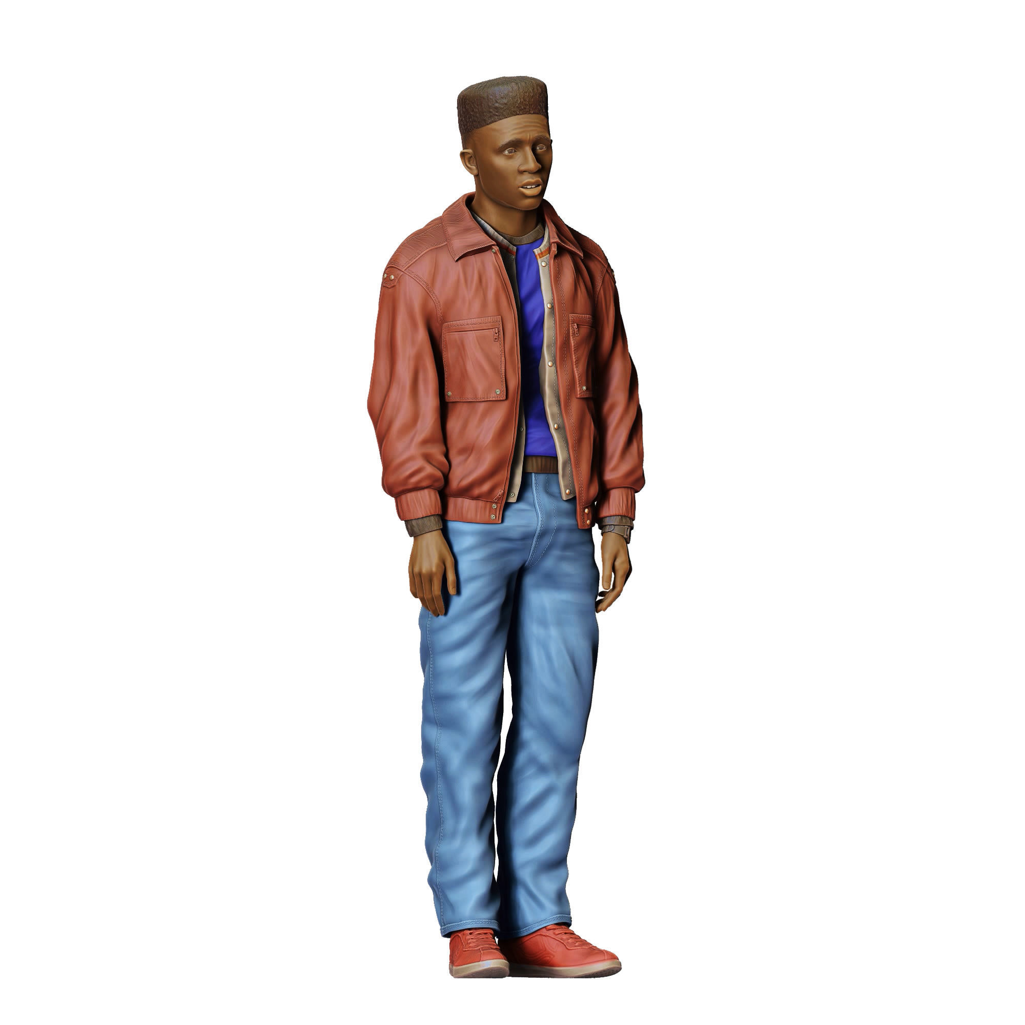 N2 Stranger things Lucas Sinclair 3D print model_2