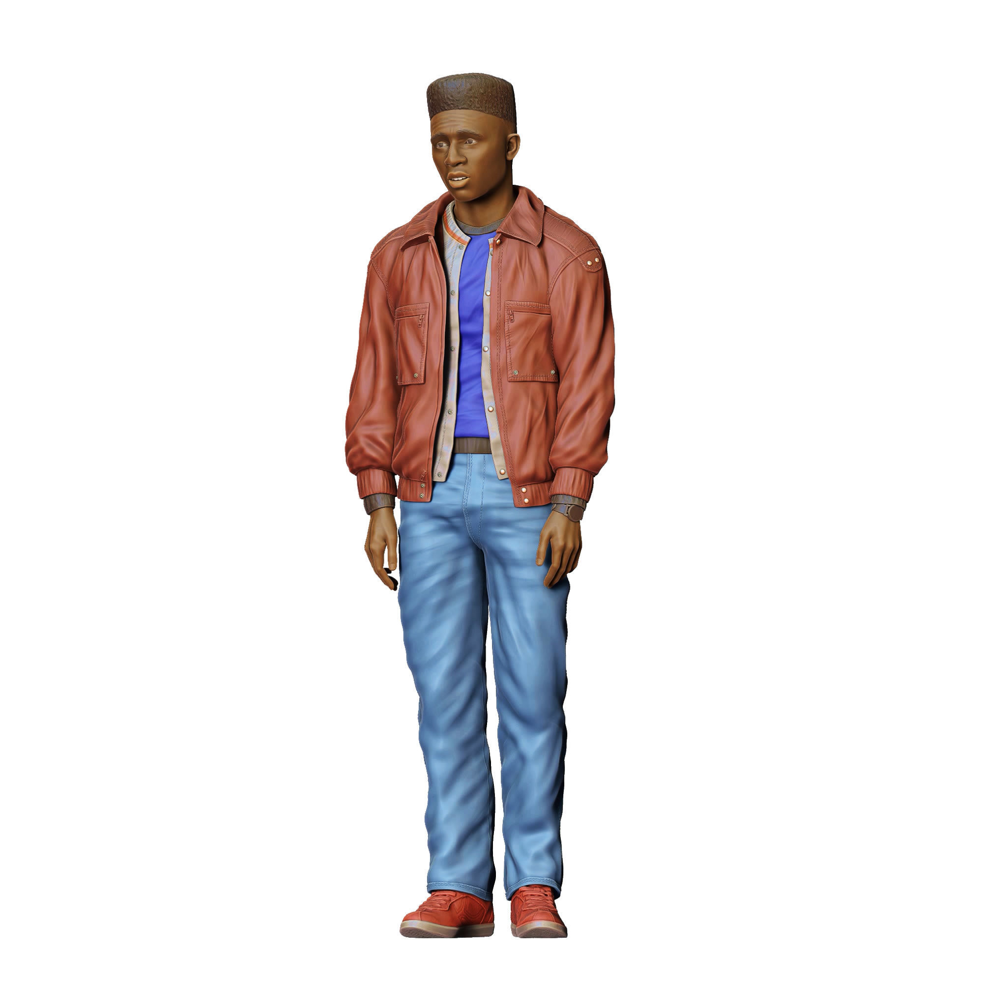 N2 Stranger things Lucas Sinclair 3D print model_23