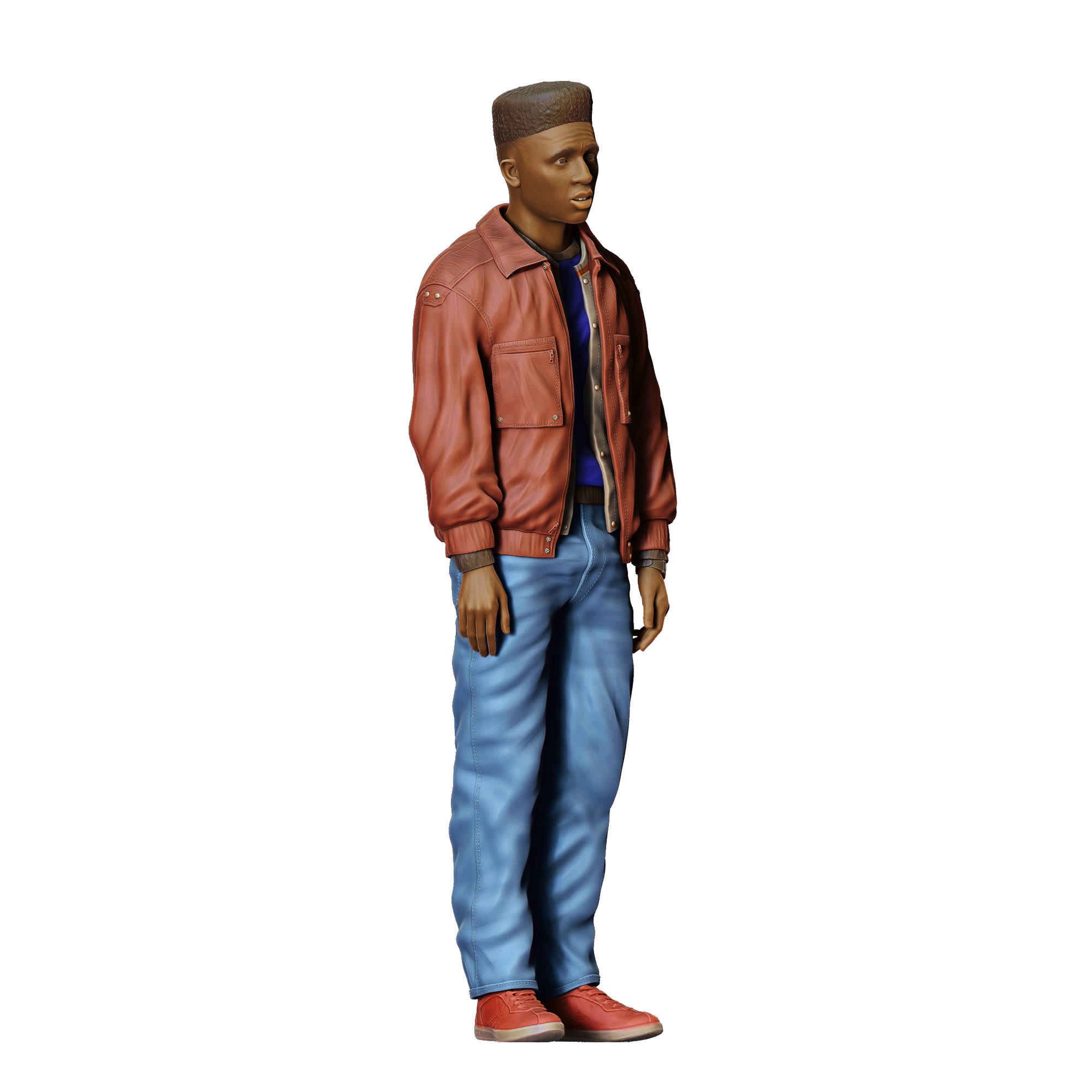N2 Stranger things Lucas Sinclair 3D print model_3