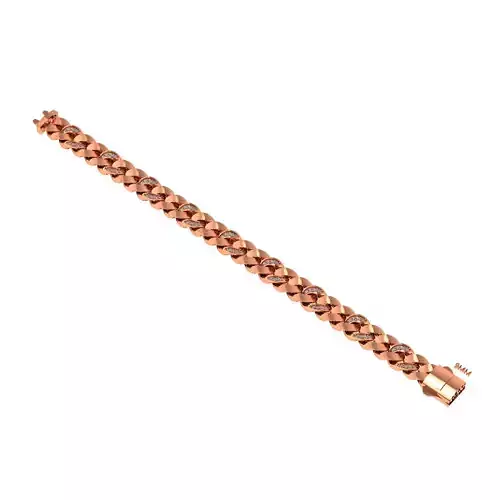 12 - 9 MM Miami  Cuban Chain Bracelet 