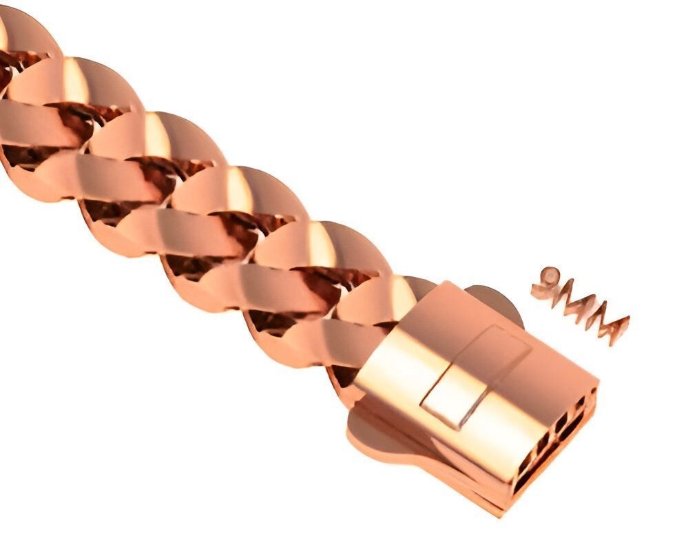 20 - 15 MM Miami Cuban Chain Bracelet 3D print model_8