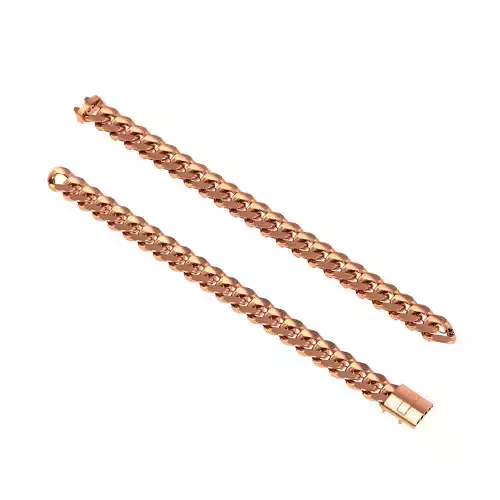 11MM Miami  Cuban Chain Bracelet 3D print model 3D print model