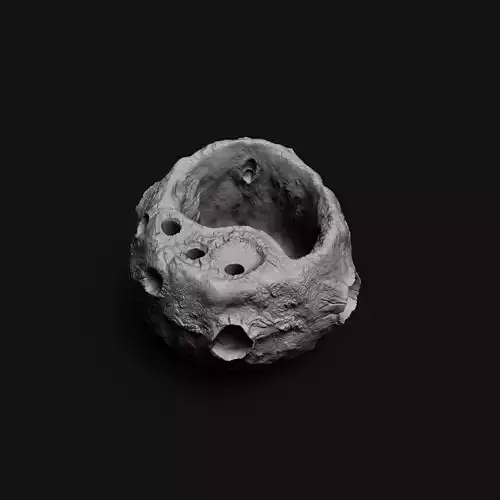 Asteroid pen holder