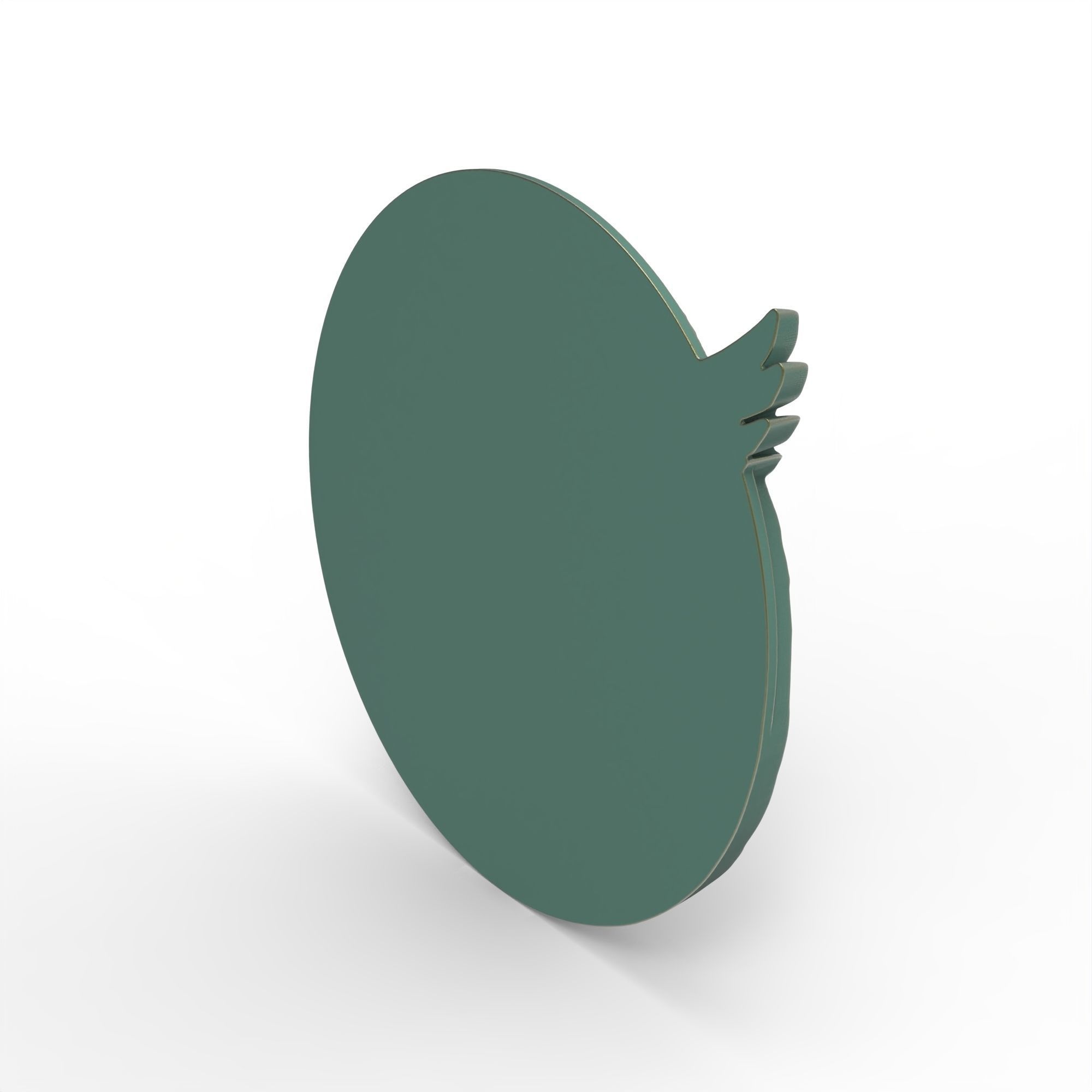 Pegasus and Moon Sculpture STL File 3D print model_12