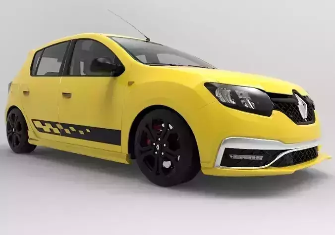 Renault Sandero Rs 2020 interio 3D model