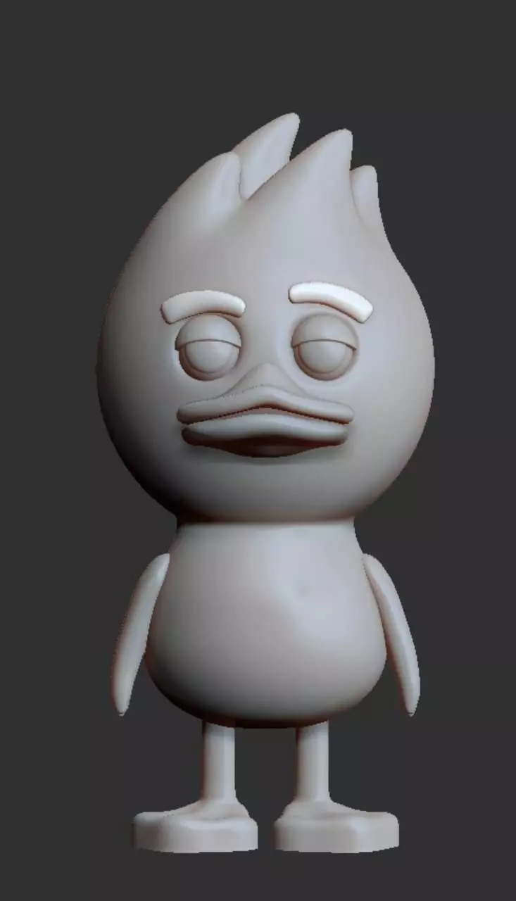Tud Toy Ugly Duck 3d model 3D print model_0