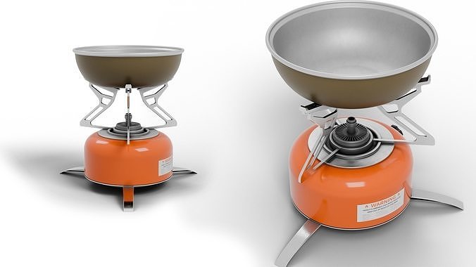 Outdoor Essentials - Detailed Camping Stove 3D model