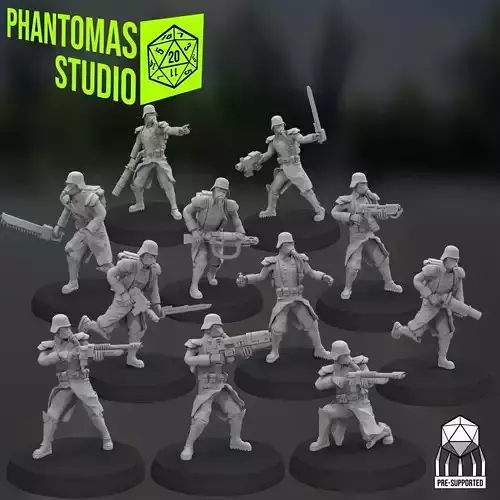 Lycan- Troop Builder 3D print model