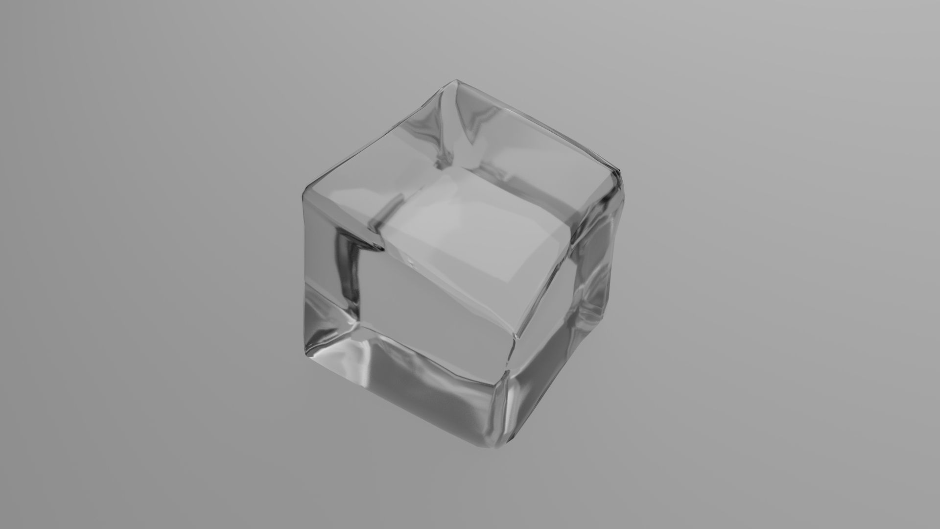 Ice Cube Free low-poly 3D model_1