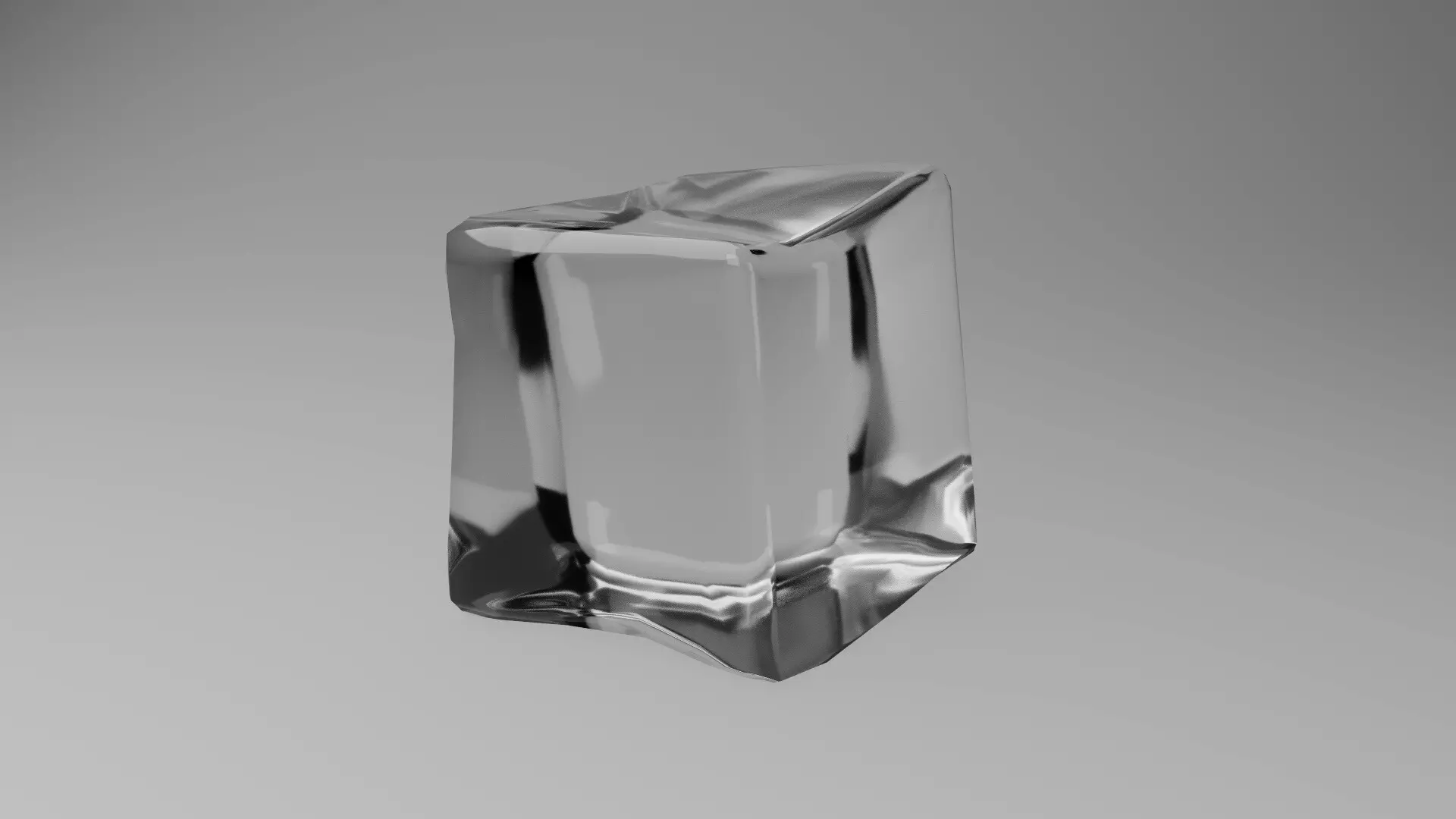 Ice Cube Free low-poly 3D model_0