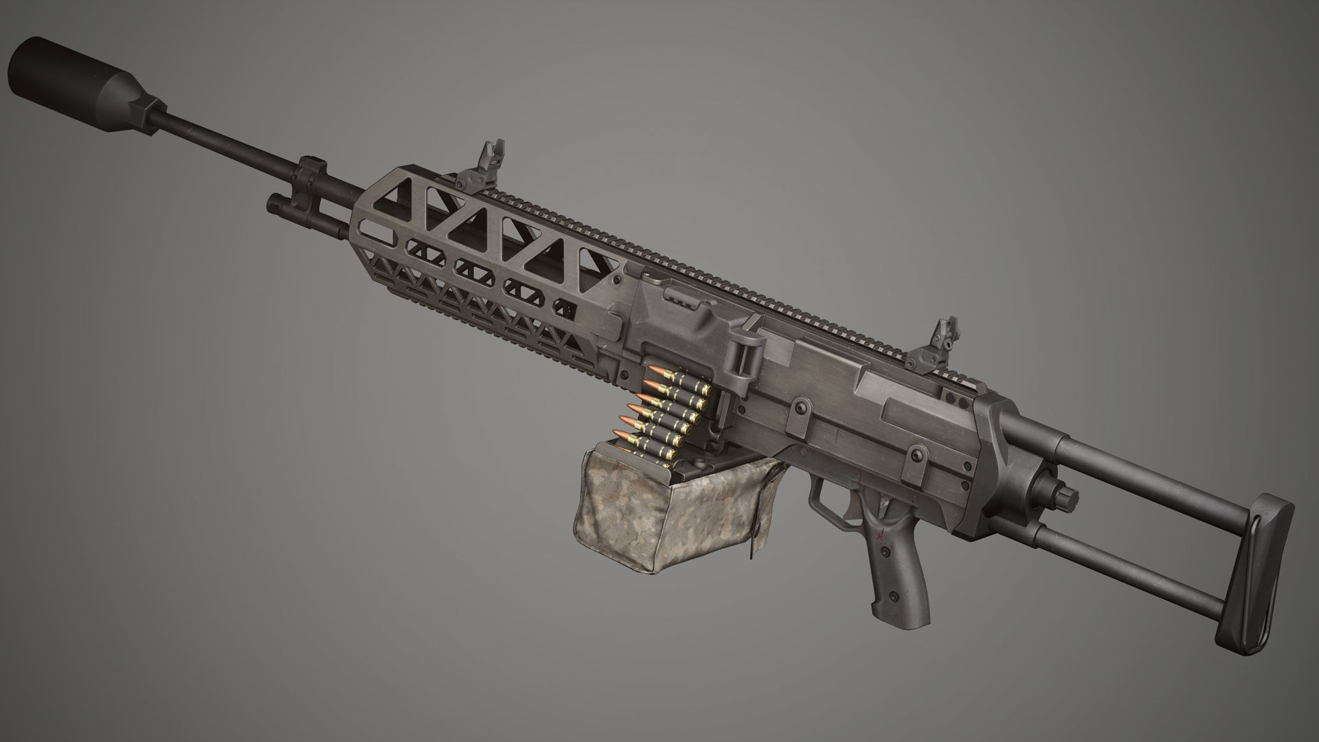 LGM 01 FPS Animation Low-poly 3D model_5