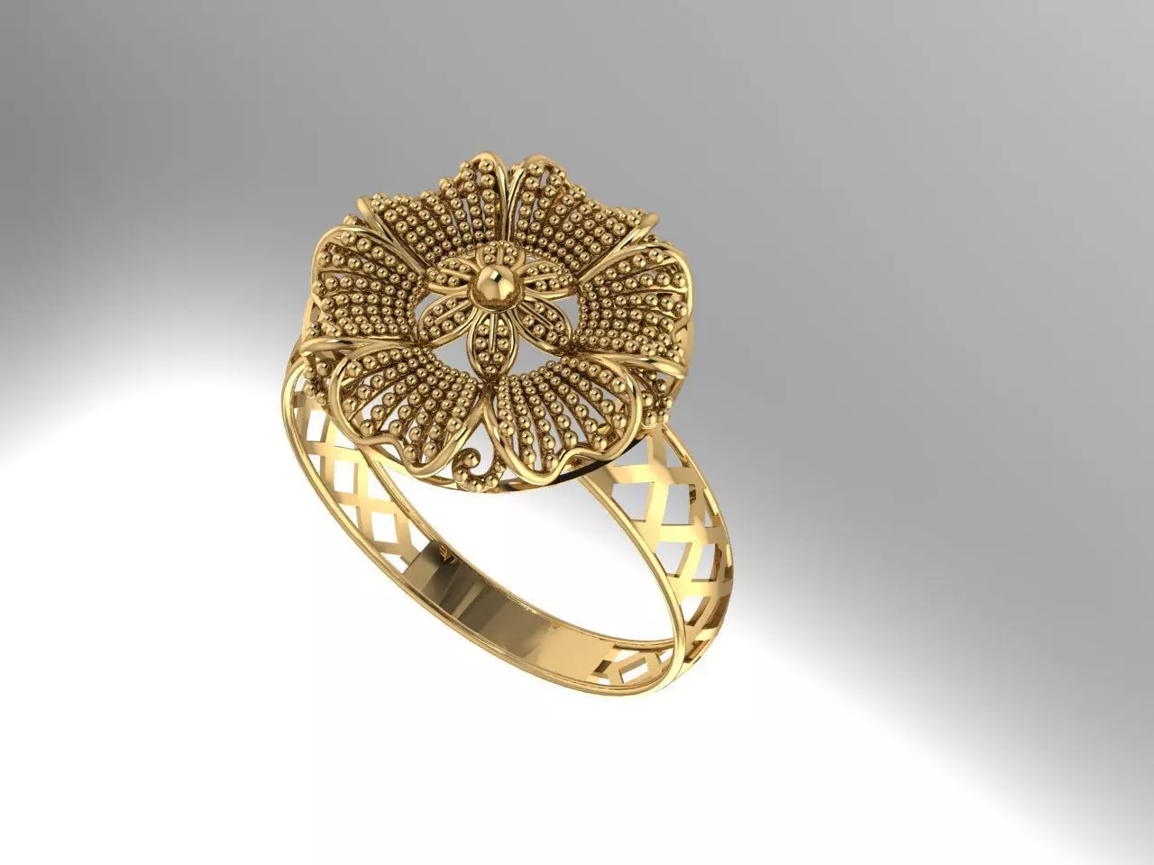 Gold Ring 38 3D print model