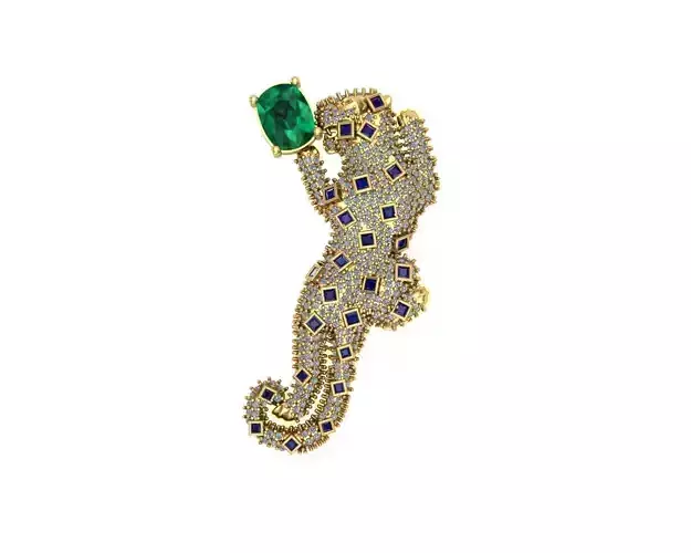 Panther Dimond Brooches