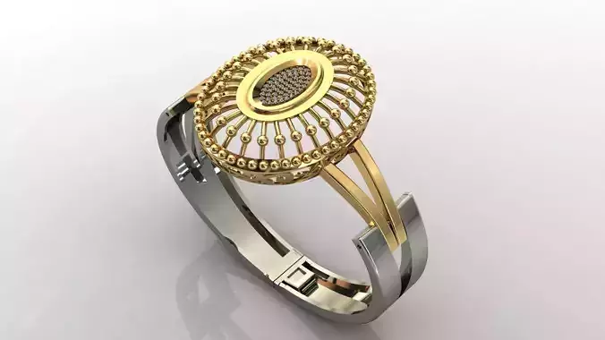 STL 3DM Diamond With Stone Womens Bracelets Women Bracelet