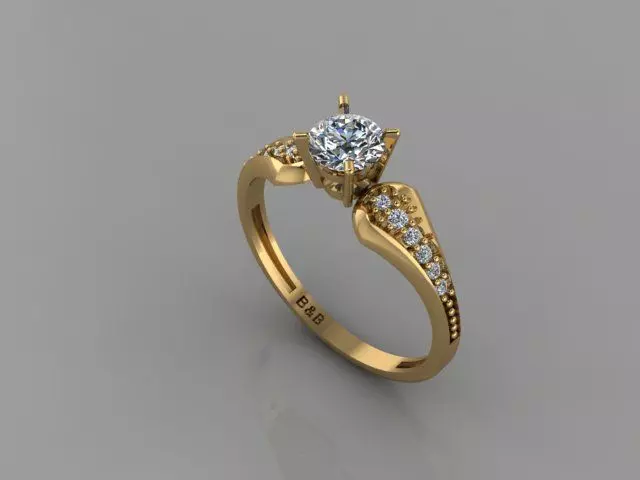 the ring 3D print model_0