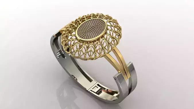 STL 3DM Diamond With Stone Womens Bracelets Women Bracelet