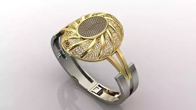 STL 3DM Diamond With Stone Womens Bracelets Women Bracelet