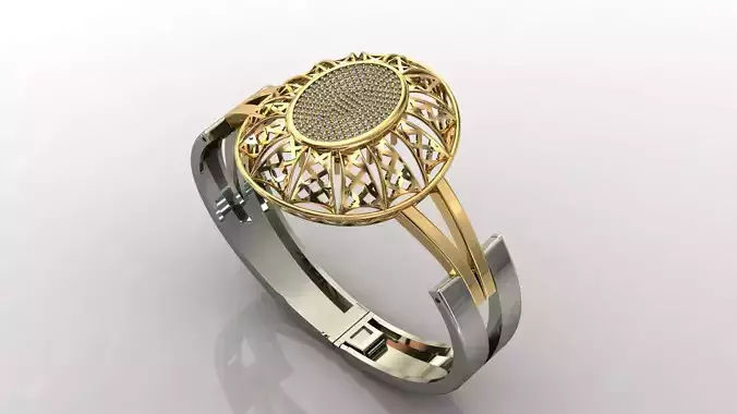 STL 3DM Diamond With Stone Womens Bracelets Women Bracelet