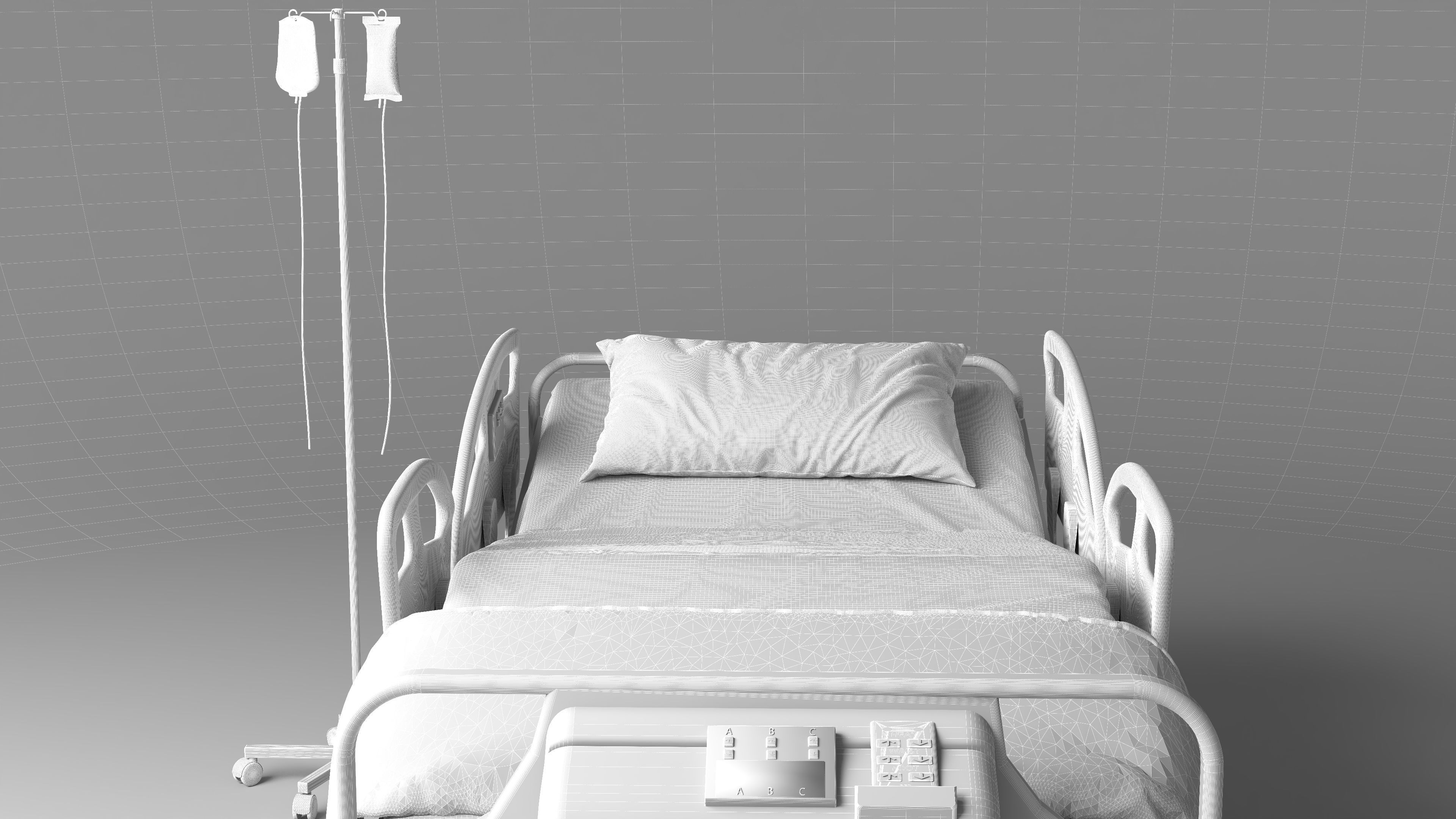 Moveable Operating Bed 4K 3D model_22